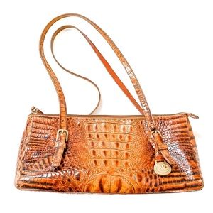 Brahmin Baguette Leather Shoulder Bag